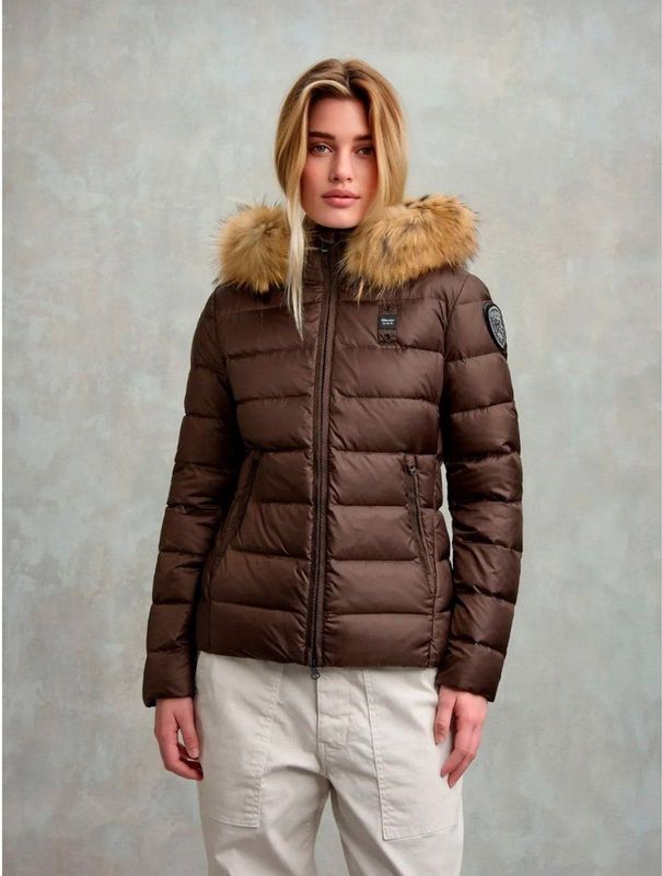 Blauervoor vrouwen. 25WBLDC03099 Arcadia wit gestreept jack arcadia wit (L), Casual, Polyamide