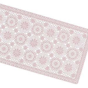 Unique Living | Tafelloper Amira vinyl 40x150cm oud roze