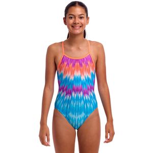 Funkita Single Strap One Piece Zwemkleding Blauw 8 Years Meisjes