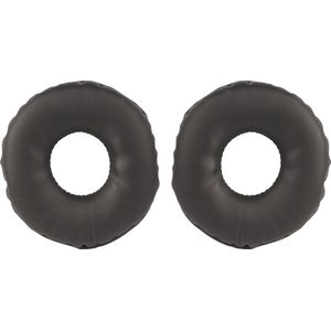 Somstyle Oorkussens Geschikt Voor Sony WH-CH500 / WH-CH510 en Philips SL3060 Koptelefoon - 2 Stuks - Zacht Foam - Eiwitleer - Zwart