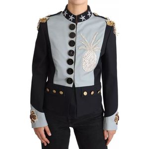 Pineapple Military Jacket Model JKT2413 Wo - Blue Jackets