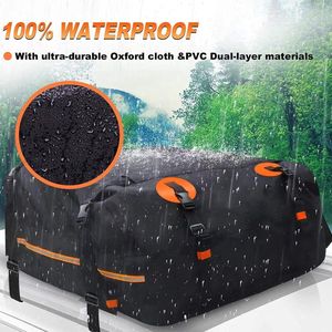 Dakkoffer voor de auto, 651 liter, 651 liter, waterdicht, opvouwbaar, met antislipmat, dakdrager, dakkoffers, dakkoffer, tassen, universeel, reizen, voor auto met/zonder bagagedrager