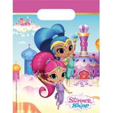 PROCOS - 6 Shimmer + Shine cadeauzakjes - Decoratie > Feestzakjes