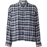 Blouse - Geruit - Relaxed-fit Overhemdblouse