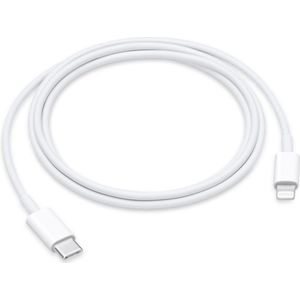 USB-C naar lightning (iPhone) kabel 1m - iPhone USB-C naar lightning oplaadkabel (iPhone 14, 13, 12, 11, X) - Snellader kabel geschikt voor iPhone 14, 13, 12, 11 series