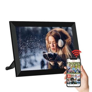 Digitale fotolijst met WiFi Met App- Zwart - 10.1 inch HD+ IPS Display - Fotokader met Touchscreen - 32GB - Zwart - Digitale Fotolijst - Digitale fotokader
