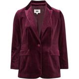 WE Fashion - Curve - Velvet Blazer - Regular Fit