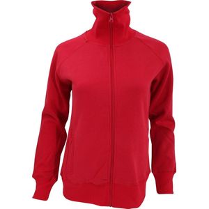 SOLS Dames/dames Soda Full Zip Active Sweat Jacket (Rood)