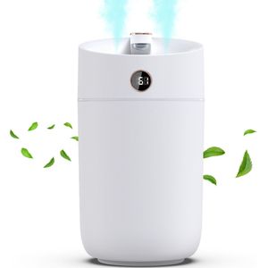 Boostiv® Luchtbevochtiger - Luchtreiniger - Aroma diffuser - Vernevelaar - Humidifier - LED verlichting - 3L