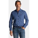 NZA - Blauw katoenen overhemd