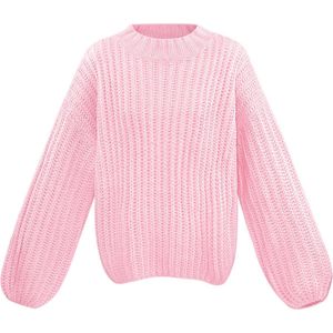 Everyday classic trui - nieuwe collectie - herfst/winter - dames - roze - maat L/XL