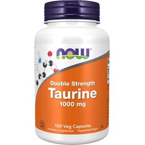 Taurine 1000mg Double Strength - 100 veggie caps