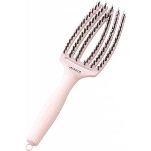 Ontwarrende Haarborstel - Glans & Soepele Styling - 1 stuk - Pastel Roze - Zwijnenhaar en Nylon