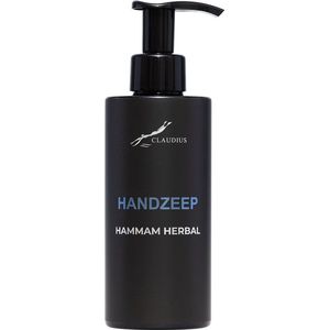 Handzeep Hammam Herbal 300 ml - met pomp - zwarte fles