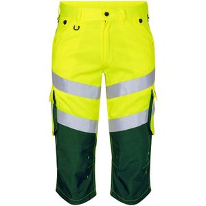 Engel Safety Light 3/4 broek 6544-319 - Hi-vis Yellow / Green - 50