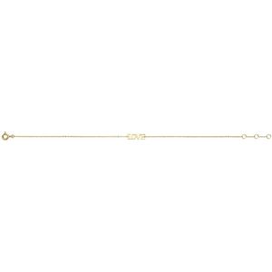New Bling Goud 9NBG 0081 14 karaat gouden armband 16,5+1+1 cm - LOVE 13x5 mm - Goud