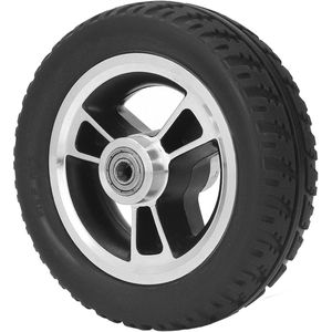 6 Inch Vervangingswielen voor Rollators en Rolstoelen - Massief PU, Anti-Slip, Aluminium Wielnaaf