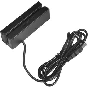 Magneetband USB kaartlezer met 3 tracks en LED-display voor POS-systemen - Geschikt voor TXT, Word en Excel - Betrouwbaar en efficiënt - Eenvoudig in gebruik