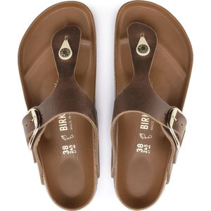 Birkenstock - Gizeh - Teenslippers - Cognac - Big Buckle - Narrow-fit