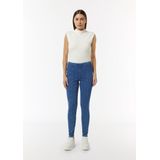 Jeans - Blauw Denim - Elastische Taille - Skinny Pasvorm - Lang