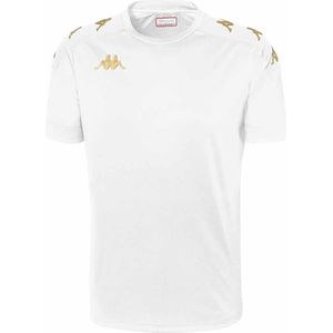 Kappa Banda Gianto Shirt Korte Mouw Heren - Wit | Maat: XL