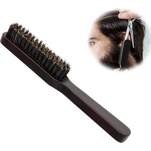 Inovra ® Professionele Baardborstel met Houten Handvat voor Mannen - Harde Borstelharen voor Stijl en Verzorging