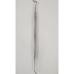 Belux Surgical Instruments - Tandarts Instrument – Vulinstrument - Dubbelzijdig - Zilver - 17,5 cm