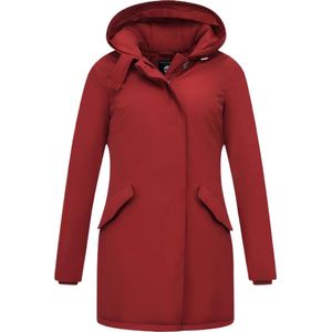 Winterjas Getailleerd Dames met Capuchon - 280 - Rood