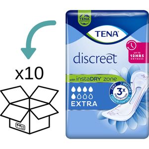 TENA Lady discreet Extra - 10 x 20 st - 200 stuks TENA Discreet Extra