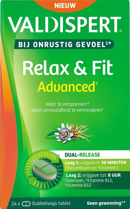 Valdispert - Relax & Fit Advanced - Slaapmiddel - 24 Tabletten