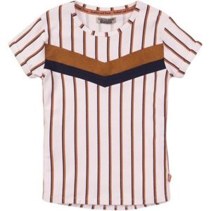 DJ Dutchjeans - t-shirt - white stripe - maat 98