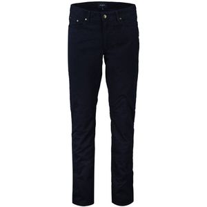 Hackett Londonvoor mannen. HM212491 Trinity broek marine (30/32), Casual, Katoen, Marineblauw