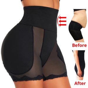 Shapewear - zwart - M - voor rondere billen en bredere heupen - shaping broekje - heupkussentjes -figuur corrigerend - ondergoed - gewatteerd - sexy butt & hips - vrouwelijke rondingen - billen liften