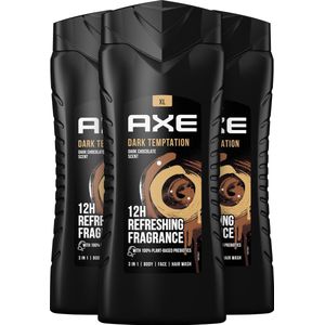 Axe Showergel Dark Tempatation - 3x 400ml - Voordeelverpakking