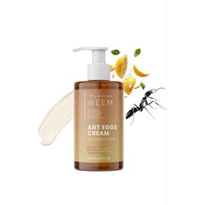 Weem Ant Eggs Cream - Intensieve Ontharing, Ontharingscrème met Ant Egg Oil, Snelle & Pijnloze Haarverwijdering, Unisex, Voor Gevoelige Huid, Zijdezachte Resultaat, Combineer met WEEM Serum & Milk - 200 ml