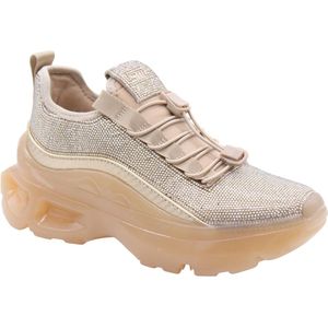Steve Madden - Sneakers Laag - Beige/Goud