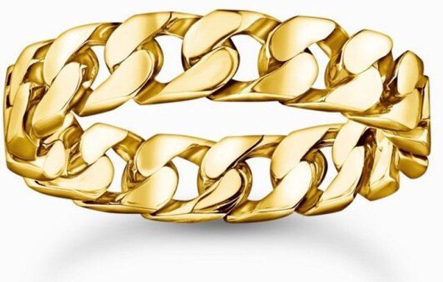 Thomas Sabo - TR2496-413 - Ring - Unisex - Gerecycled Zilver - Geel Goud Verguld