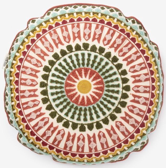 Sissy-Boy - Multicolour rond kussen met print