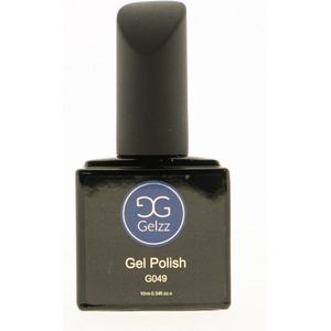Gelzz Gellak - Gel Nagellak - kleur Blue Dusk G049 - Blauw - Dekkende kleur - 10ml - Vegan