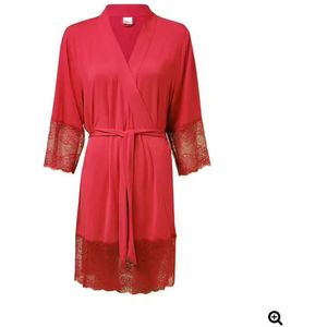 Pearl Stockholm Kimono with lace - Maat M - Rood
