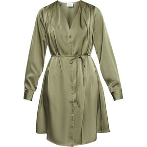 SISTERS POINT Esava-dr - Dames Jurk - Khaki - Maat XS