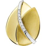 The Jewelry Collection Hanger Diamant 0.04ct H Si - Bicolor Goud