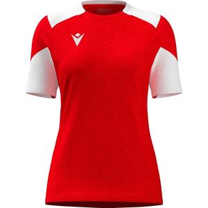 Macron Glory Sphinx Shirt Korte Mouw Dames - Rood / Wit | Maat: M