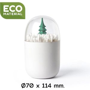 Qualy - Wattenstaafjeshouder “Wintertime” W70 × L70 × H114 mm 102 gr