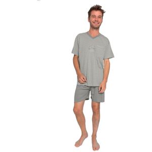 Outfitter heren shortama - 100% katoen - maat M - Seafarer grijs