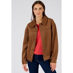 Damart - Wollen jack - Dames - Bruin - L
