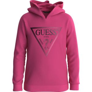 Guess Girls Logo Hoodie Pink - Maat 140