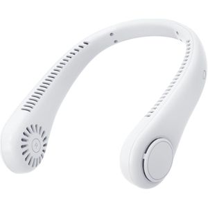 Draagbare nekwaaier - Oplaadbare handenvrije bladenloze ventilator - 1200 mAh batterij gevoede draagbare persoonlijke ventilator - Headset ontwerp - USB-aangedreven