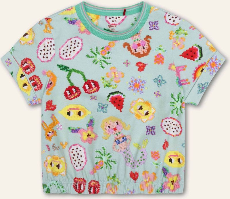 Oilily - Tutu s.sl. T-shirt - Blauw - 104/4yr