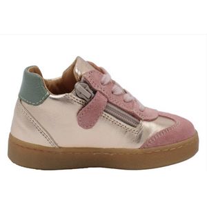 Romagnoli - 7189R071 - Sneakers - Roze Combi - Metallic Leer en Suède